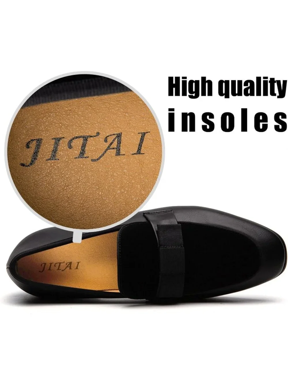 Men's Black Moc Toe Bit Loafers Slip On Dress Shoes Classic Party Fashion